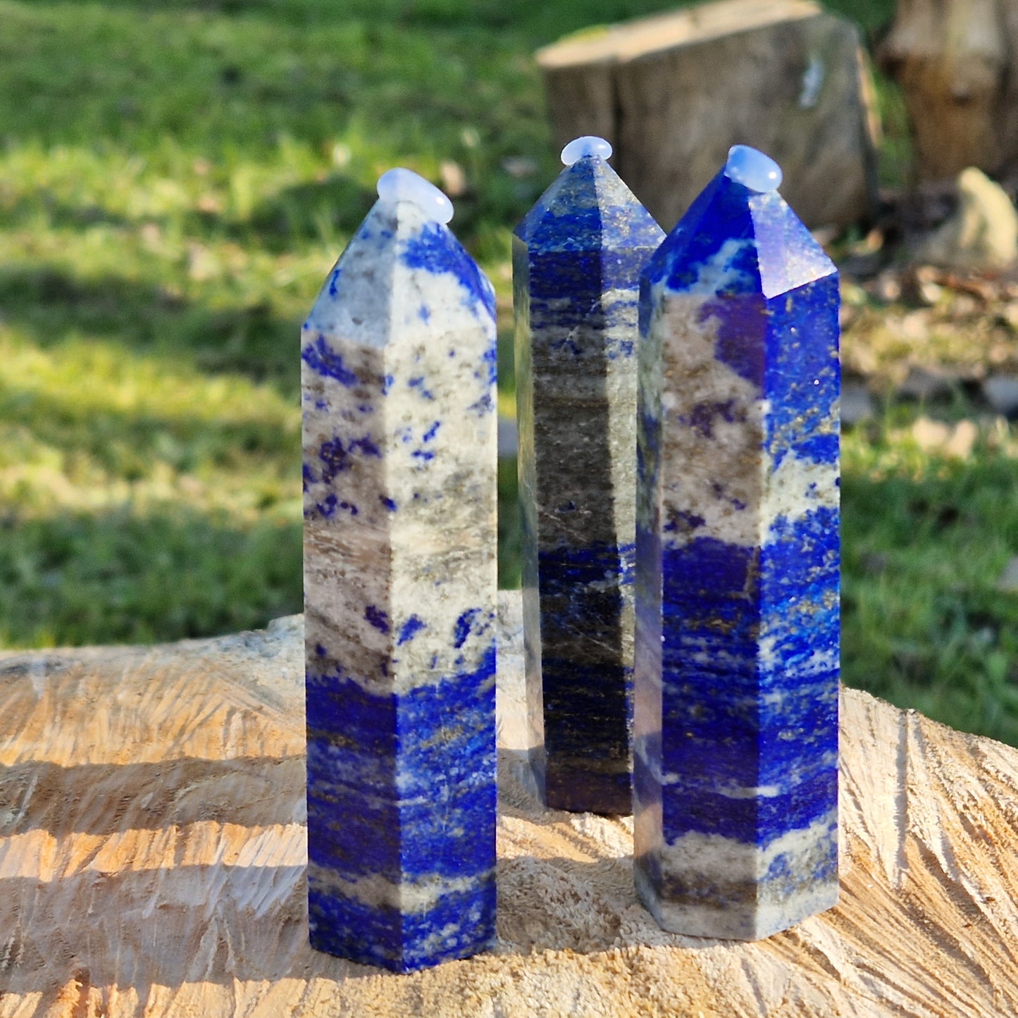 Torre lapislazuli 8/10 cm pietra naturale