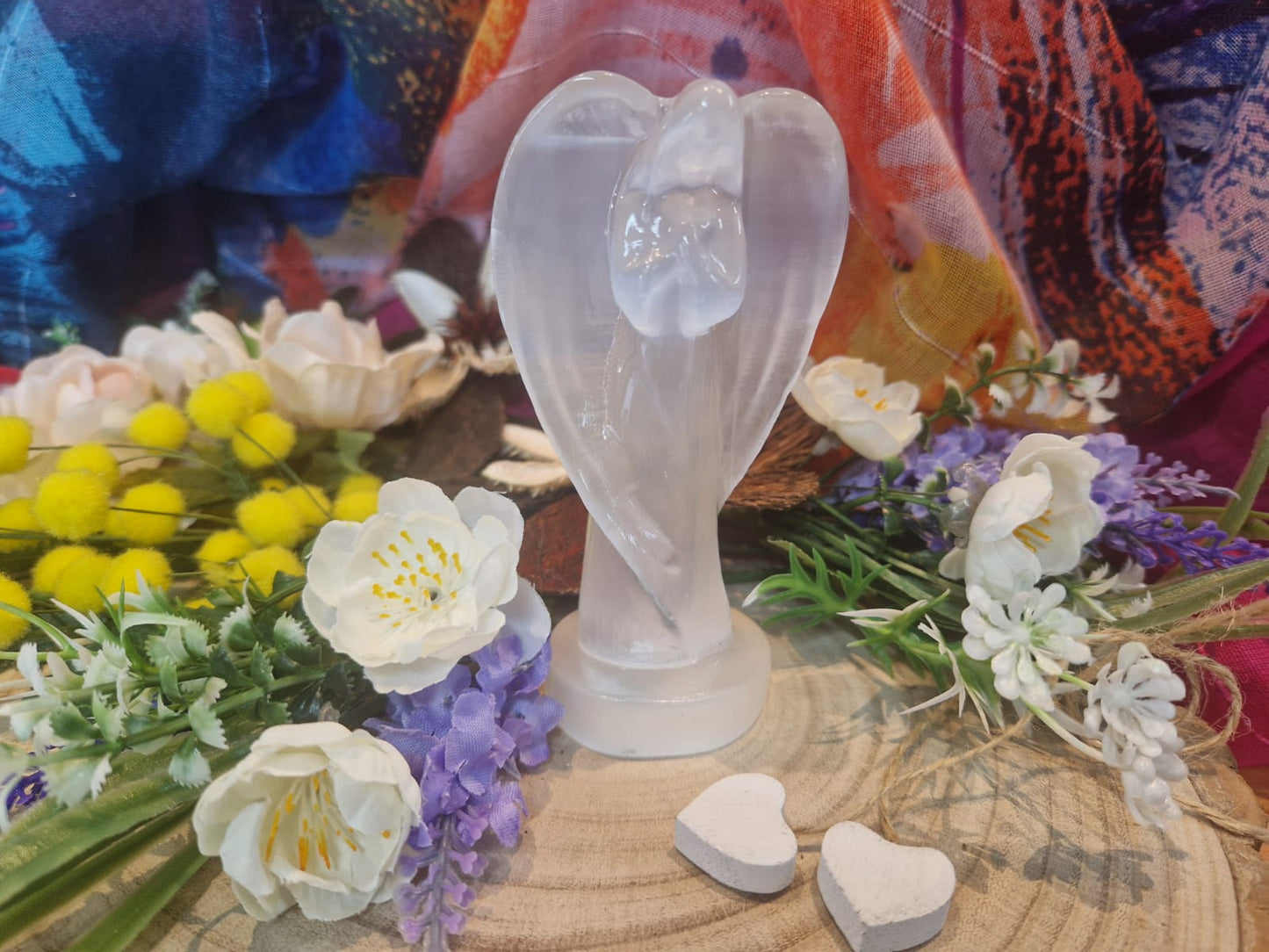 Angelo selenite pietra naturale