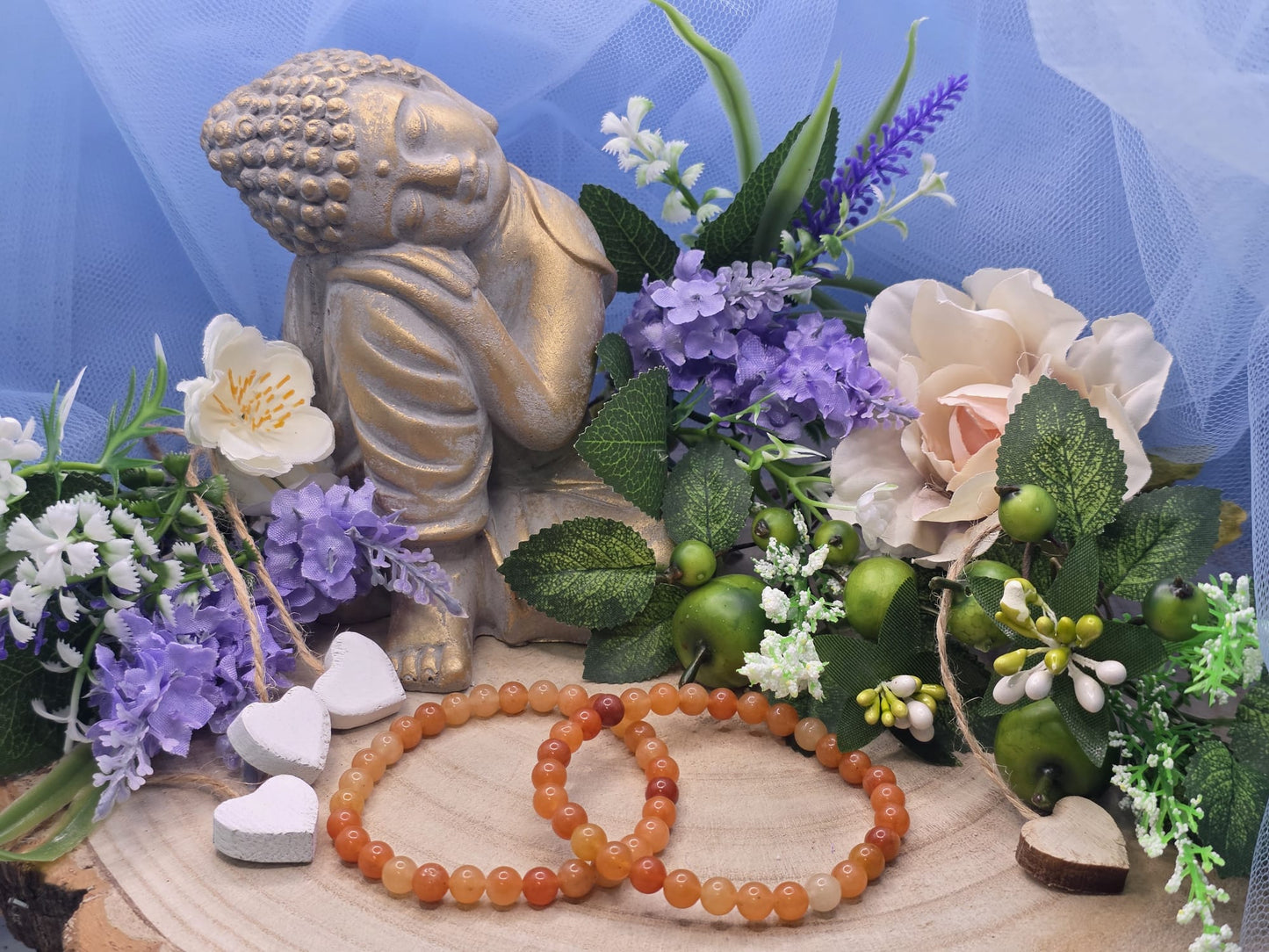 Bracciale 6mm diaspro dalmata pietra naturale