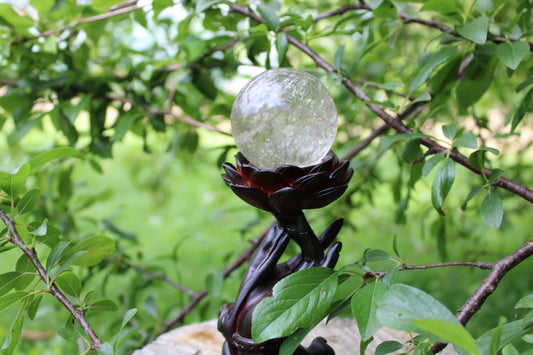 Sfera Quarzo Ialino pietra naturale