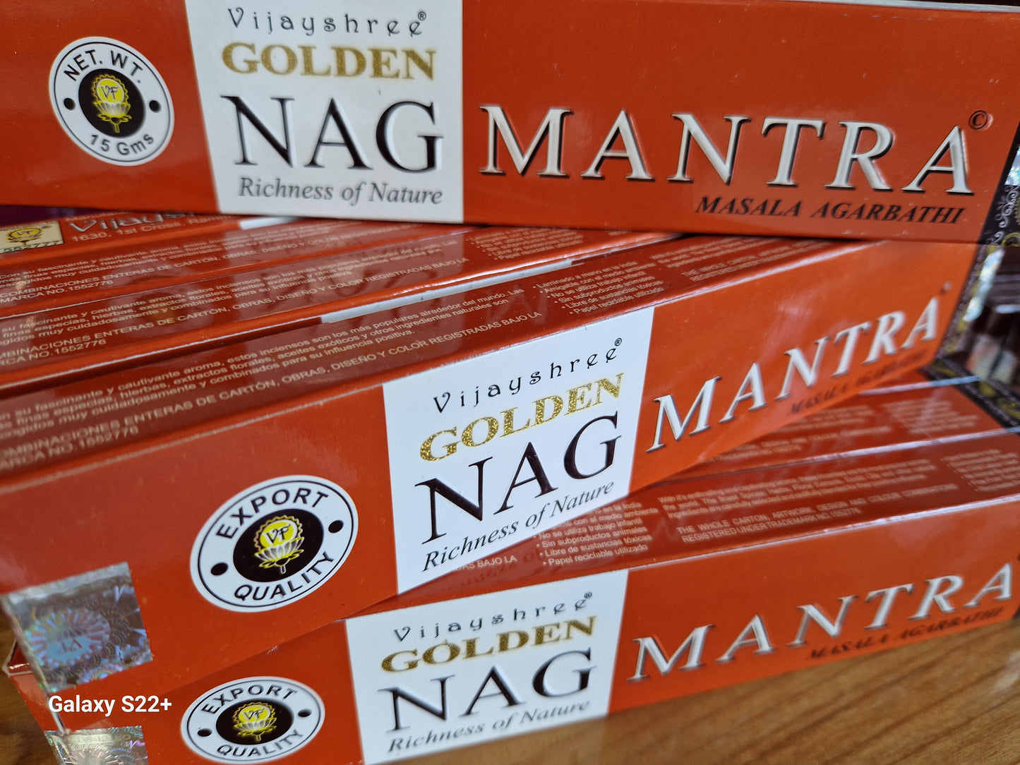 Incenso Golden Nag Mantra