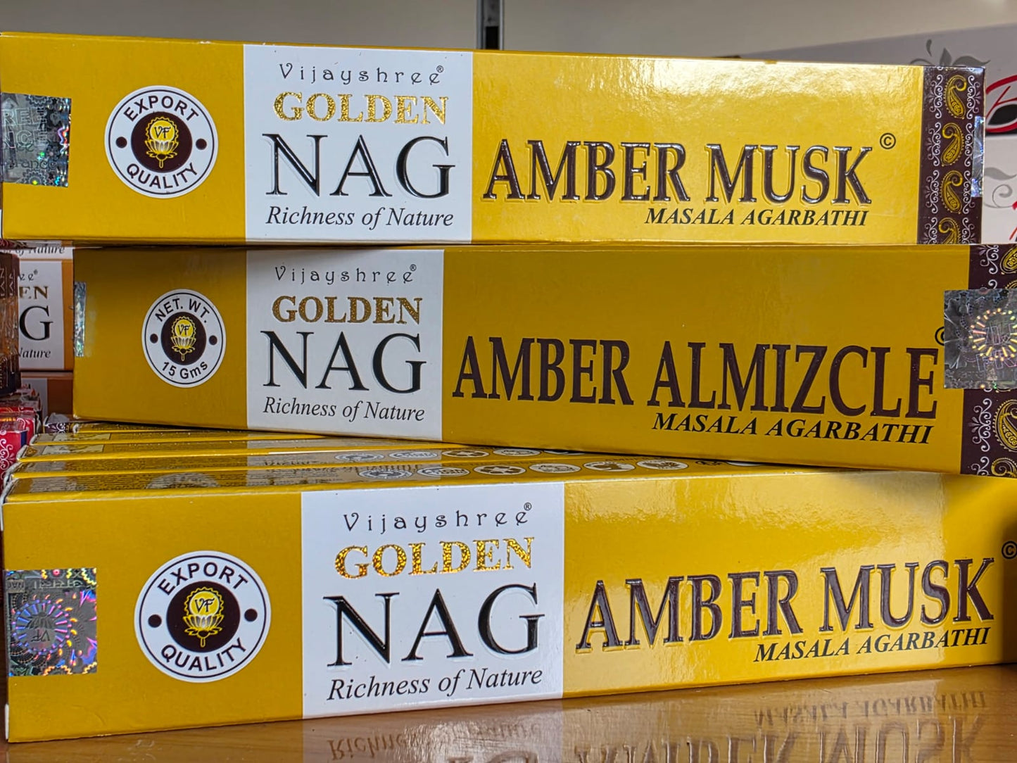 Incenso Nag Ambra e Muschio