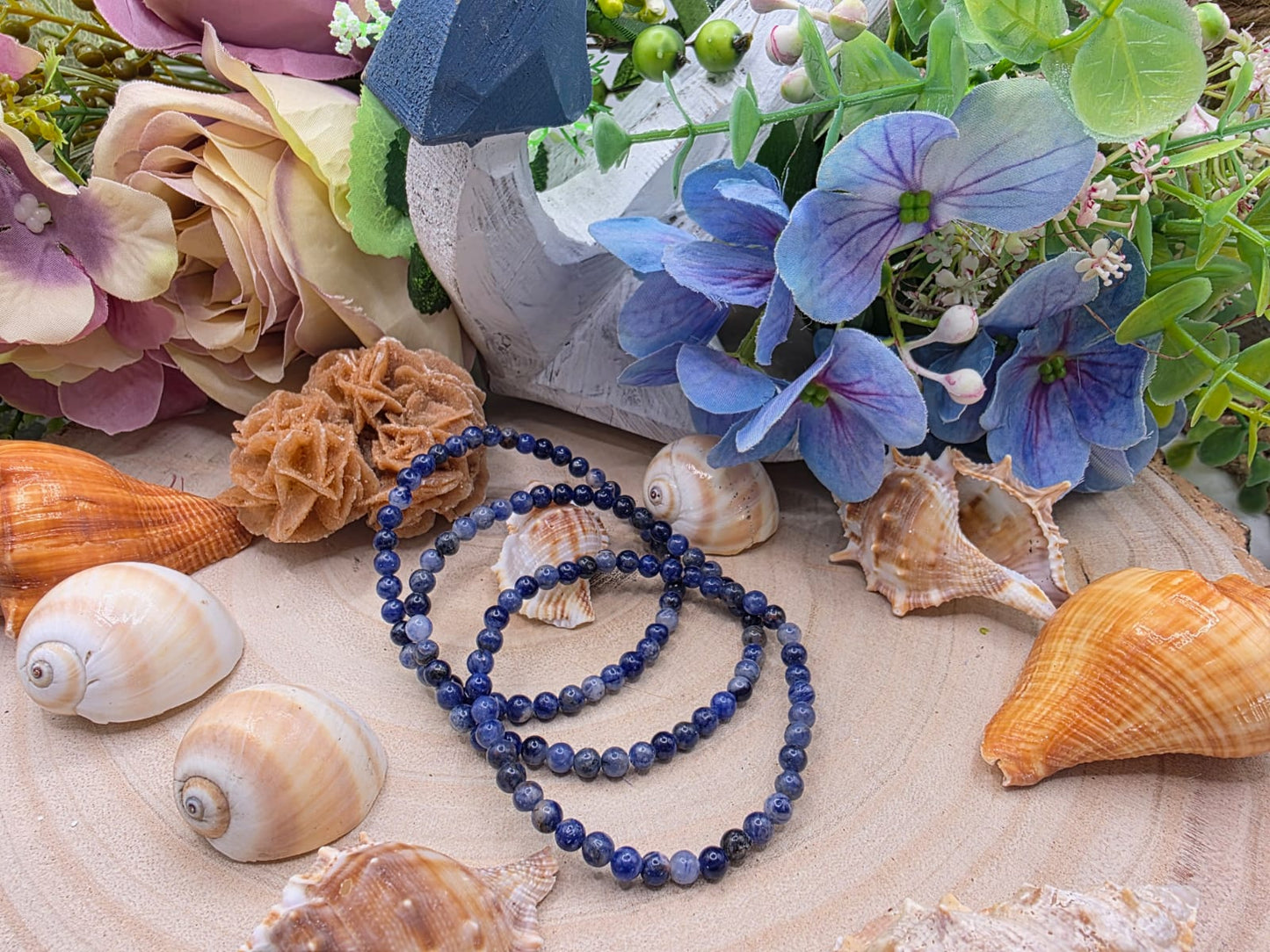 bracciale4mm sodalite naturale