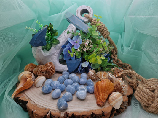 Calcite Azzurra pietra naturale burattata