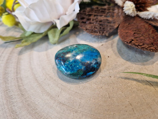 Crisocolla pietra naturale burattata