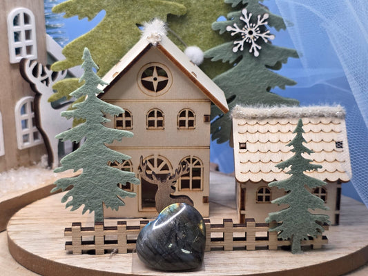 Cuore labradorite pietra naturale