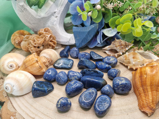 Dumortierite pietra naturale burattata