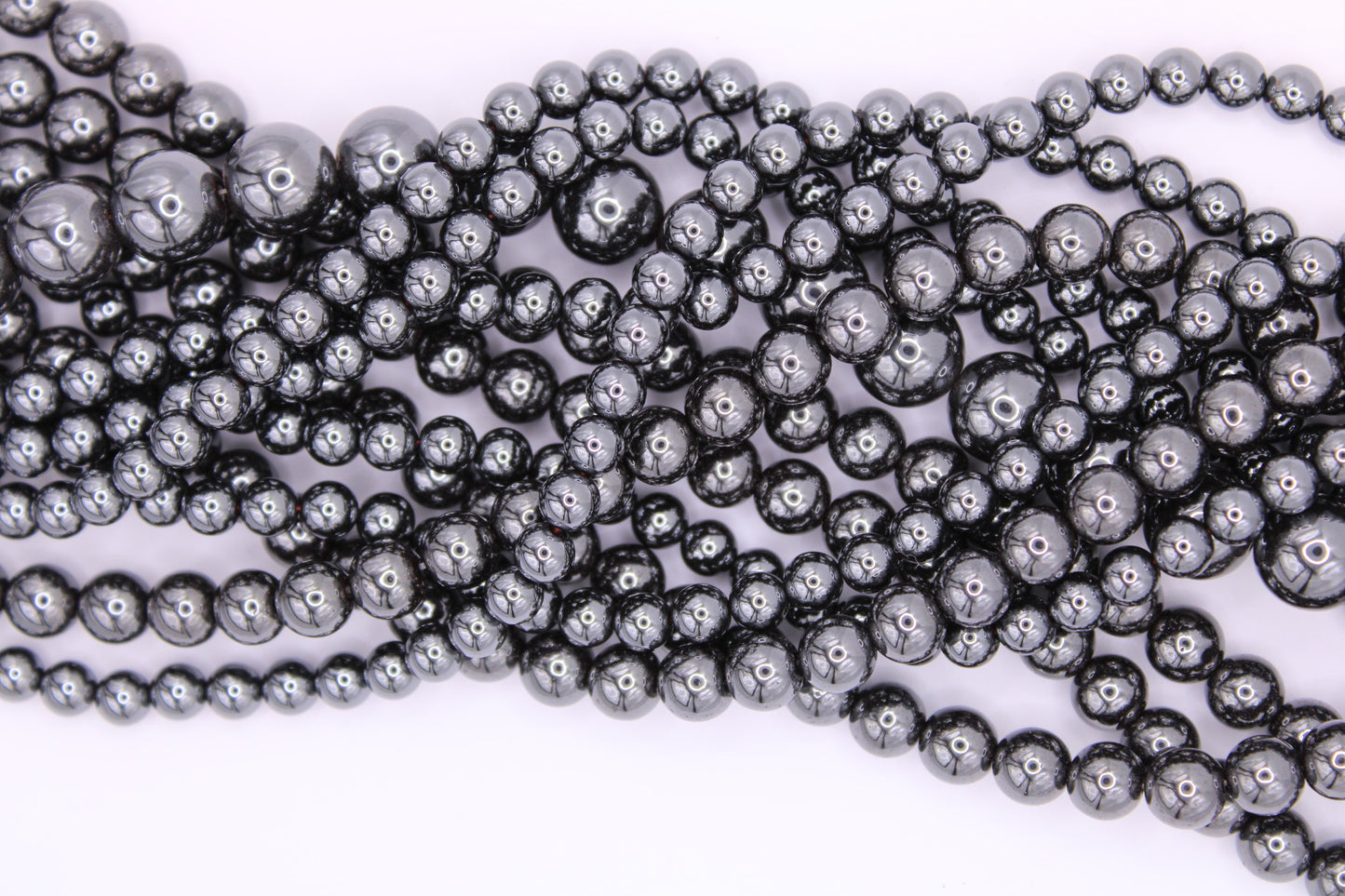 Ematite filo tondo liscio pietra naturale