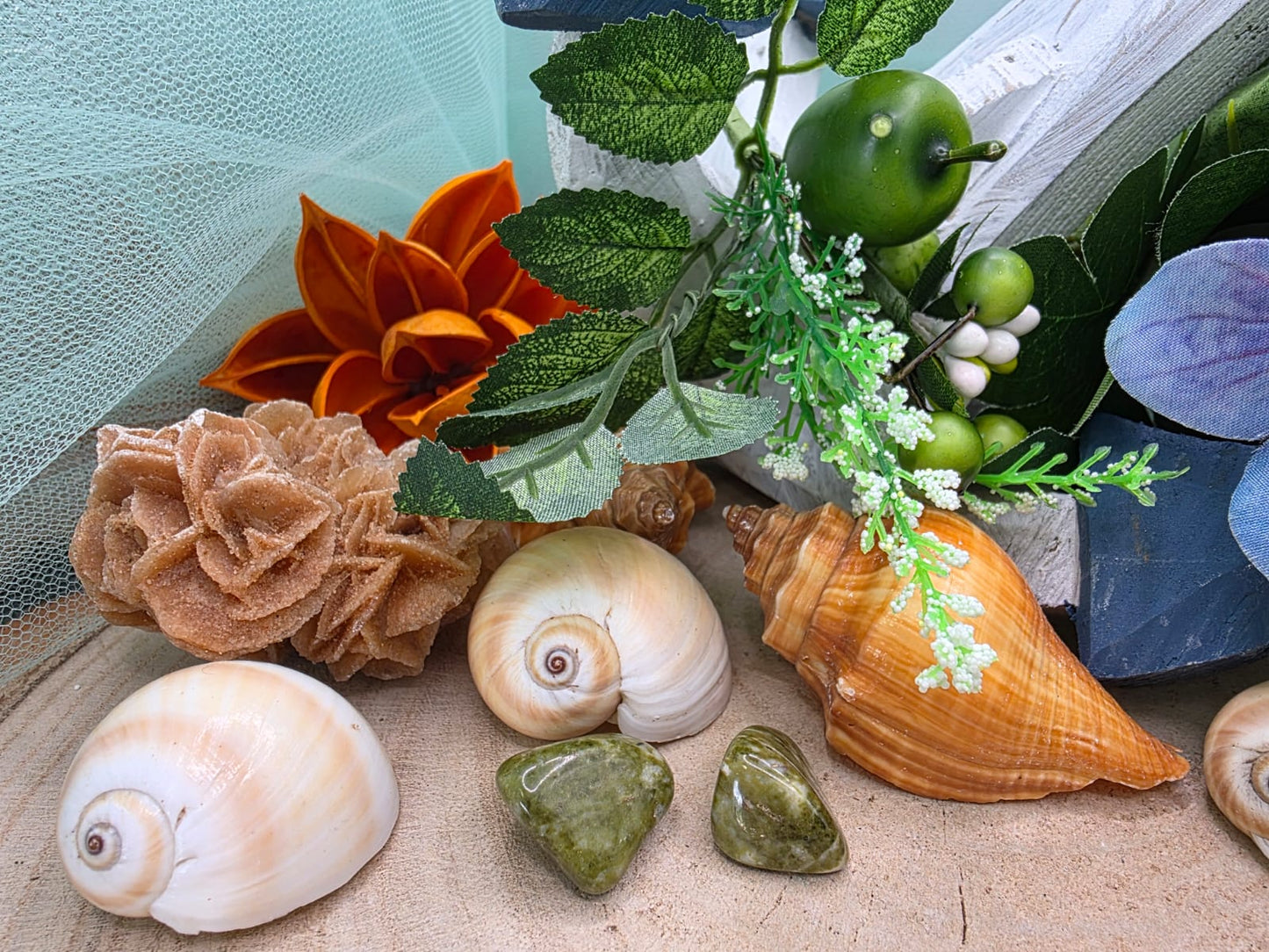 Epidoto pietra naturale burattata