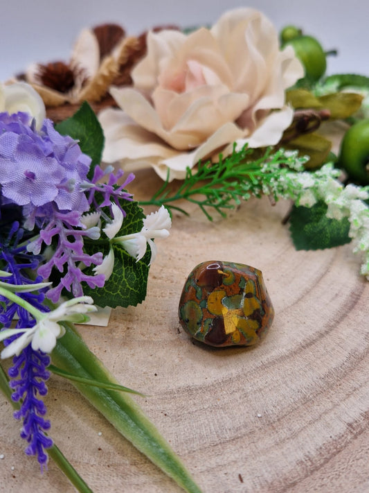 Fruit Jasper pietra naturale burattata