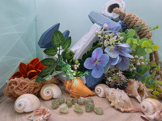 Granato verde, pietra naturale burattata