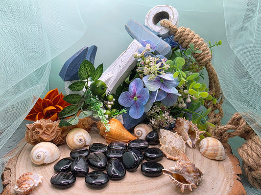 Hyperstene pietra naturale burattata