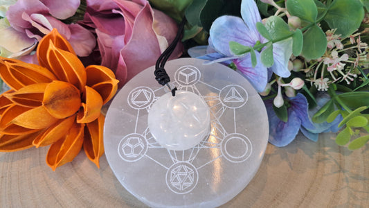 Ciondolo Luna e stella pietra naturale