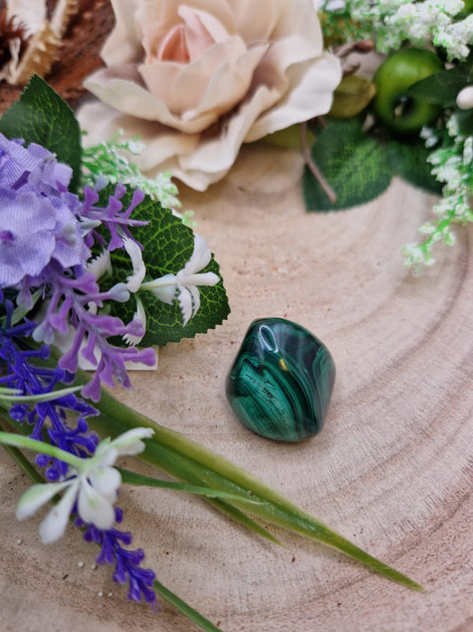 Malachite pietra naturale burattata