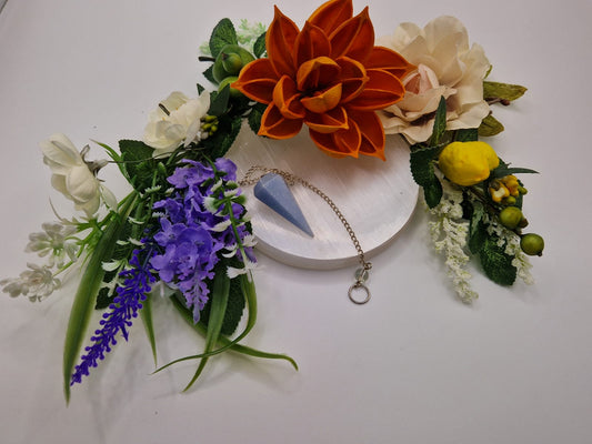 Pendolino angelite pietra naturale