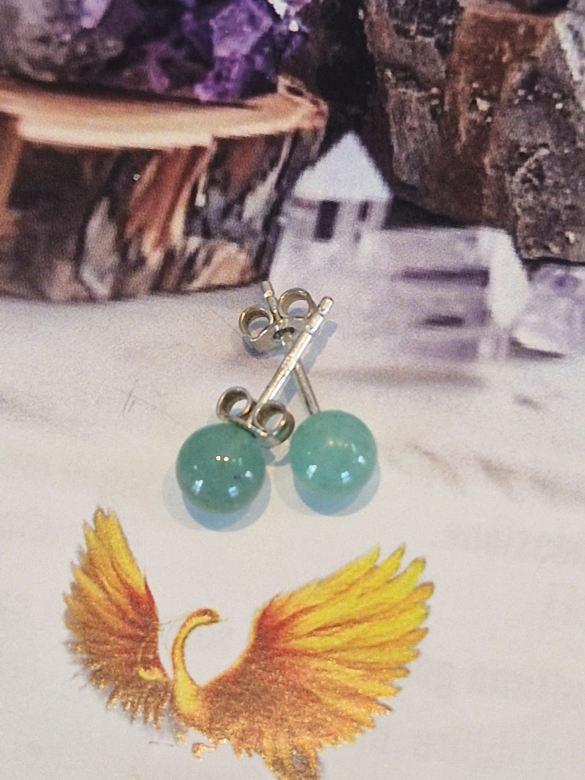 Orecchini perno 6 mm