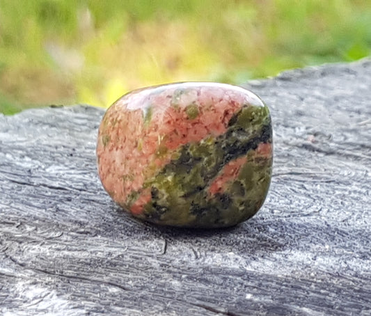 Unakite pietra burattata