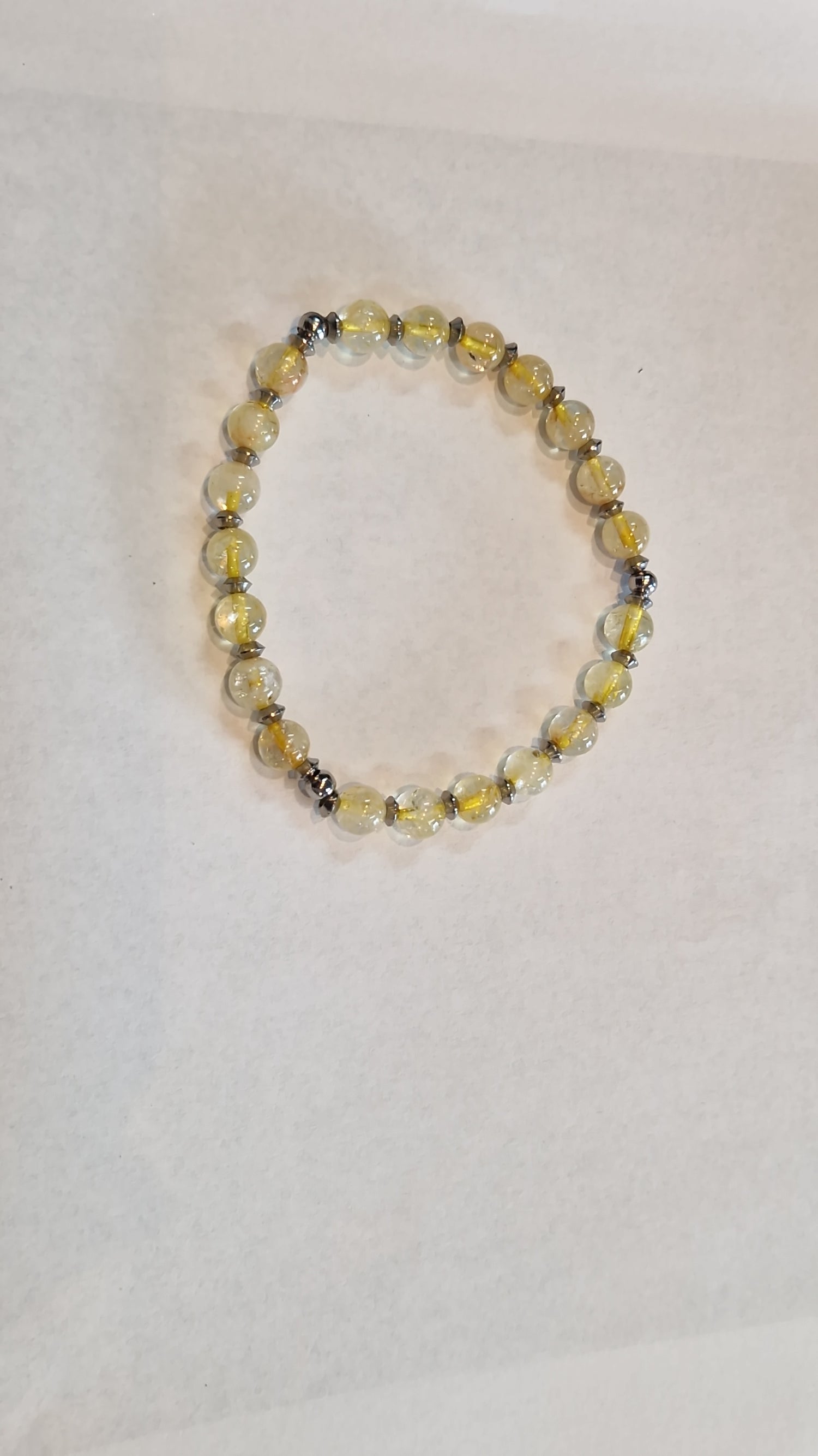 Bracciale quarzo citrino