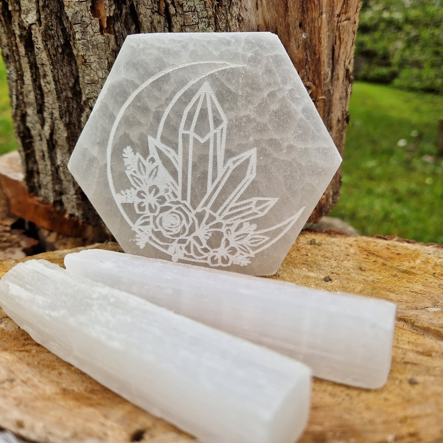 Piatto armonizzatore selenite