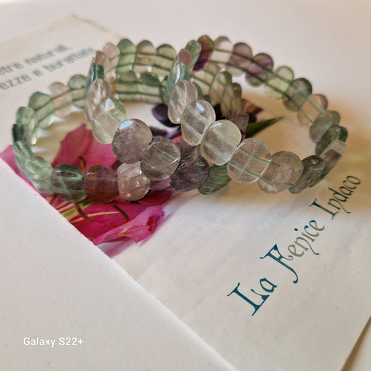 Bracciale fascia 2 cm fluorite