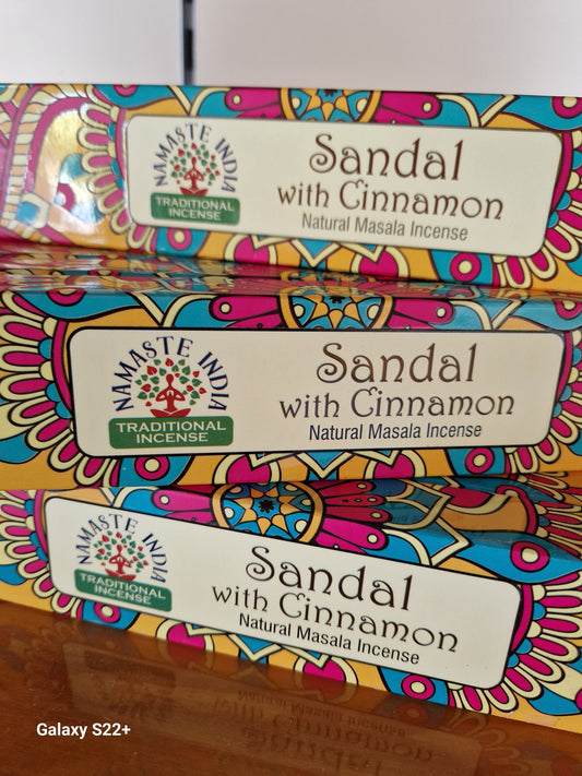 Incenso Namastè sandalo e cannella