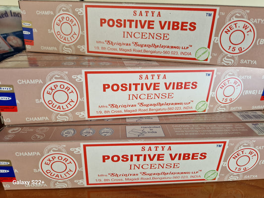 Incenso Satya Positive Vibes