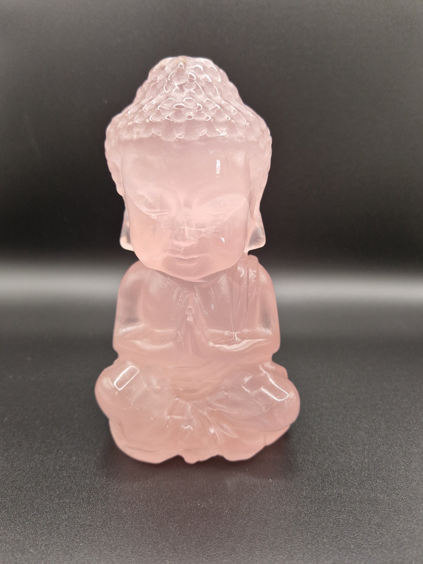 Baby Buddha quarzo rosa pietra naturale