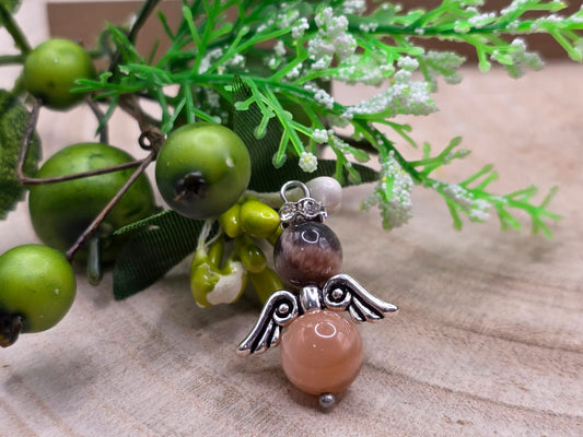 Ciondolo angelo Pietra di luna naturale