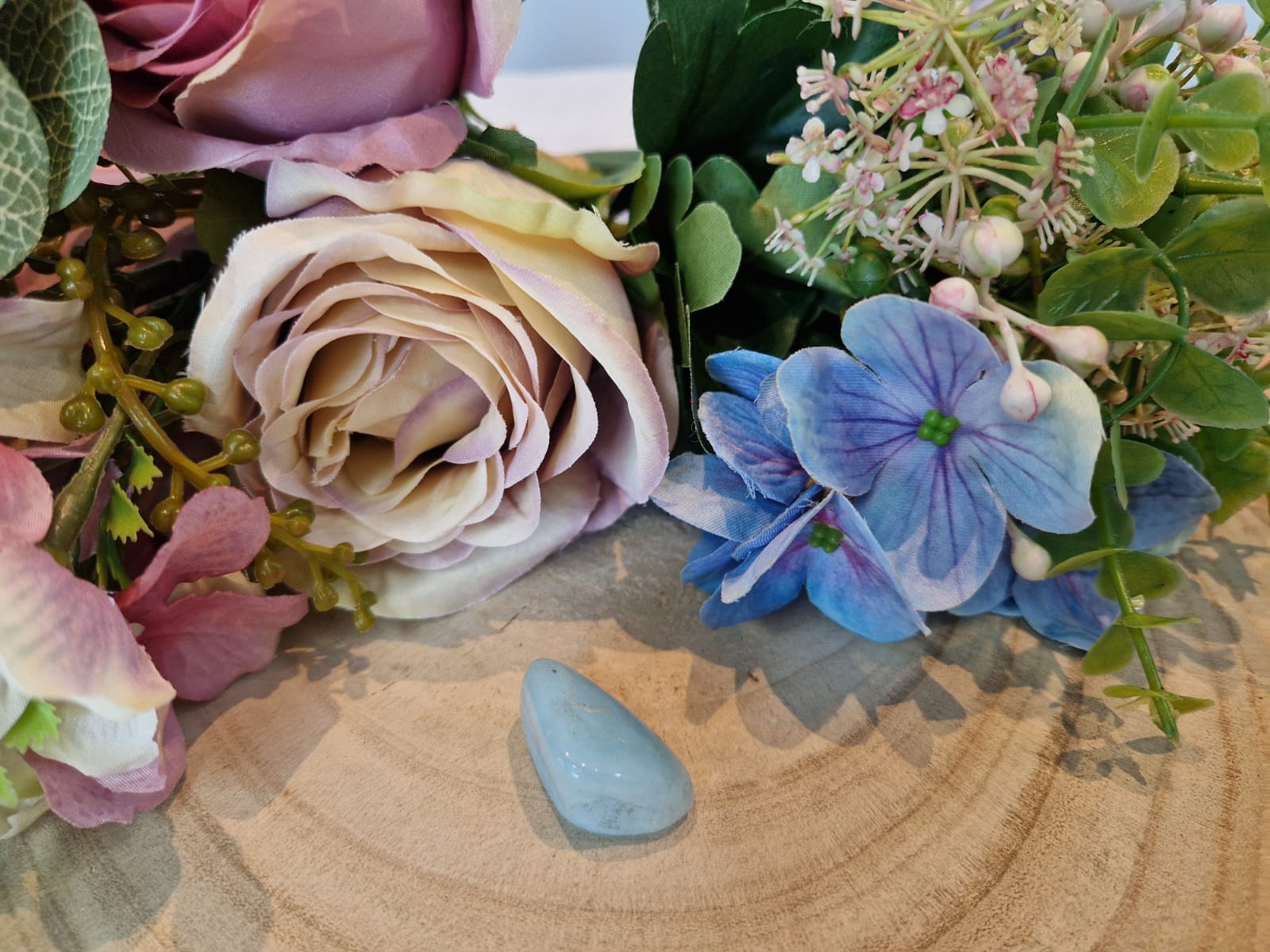 Acquamarina pietra naturale burattata