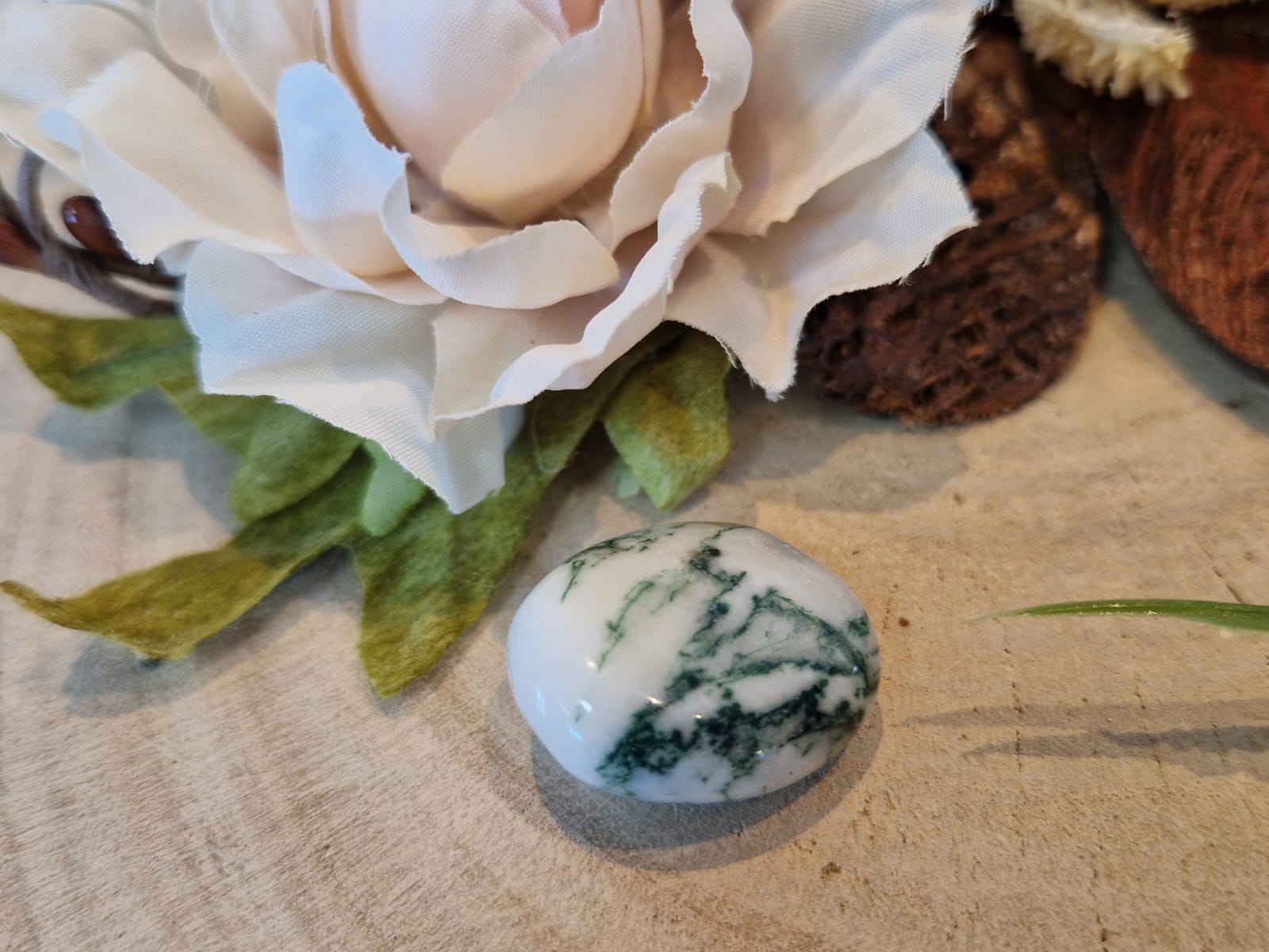 Agata Arborizzata pietra naturale burattata