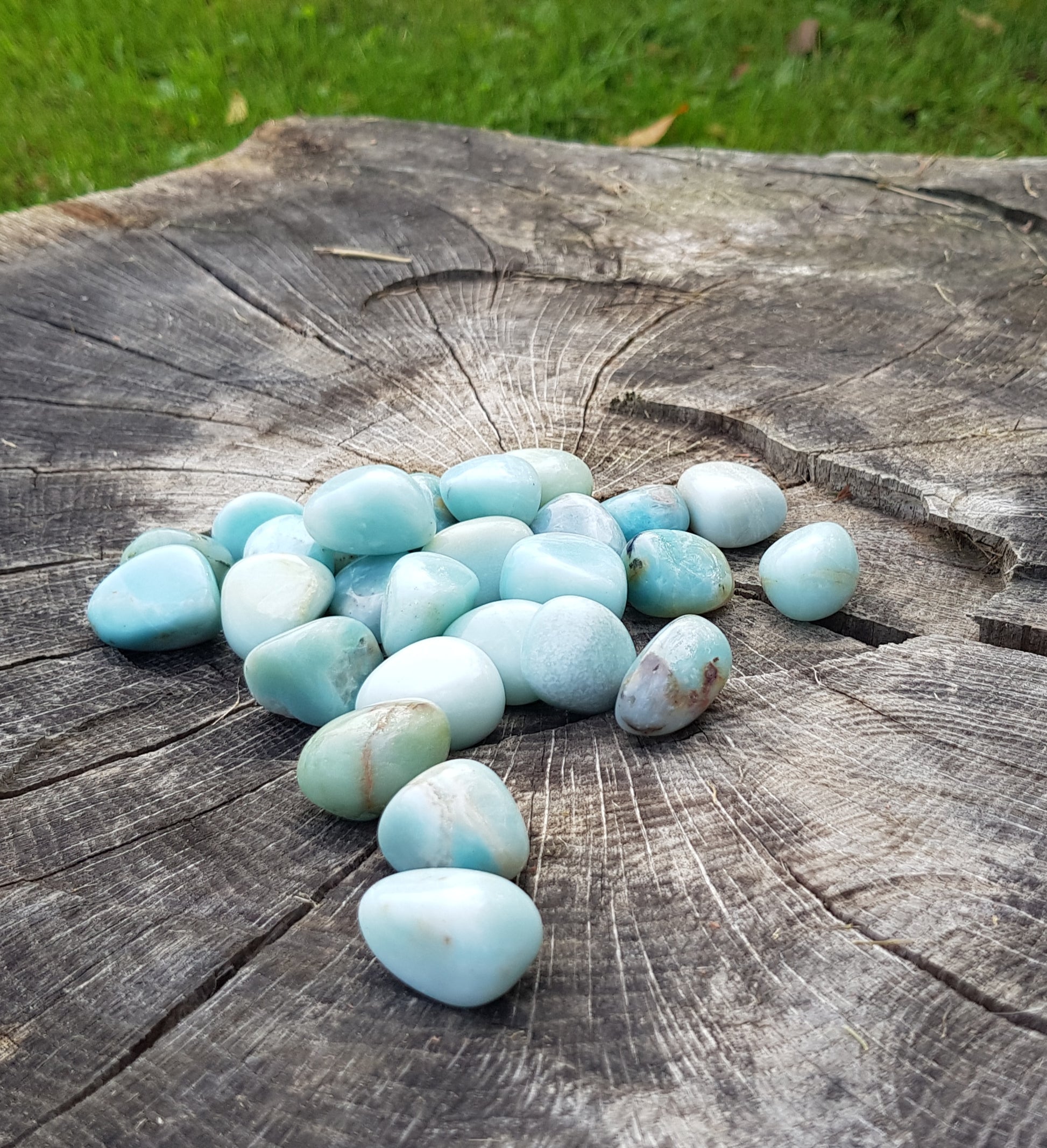 Amazzonite pietra naturale burattata