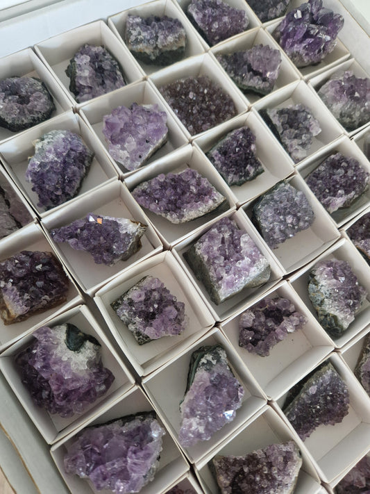 Ametista mini drusa grezza