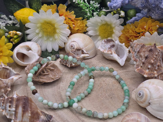 Bracciale 4mm Crisoprasio naturale 2