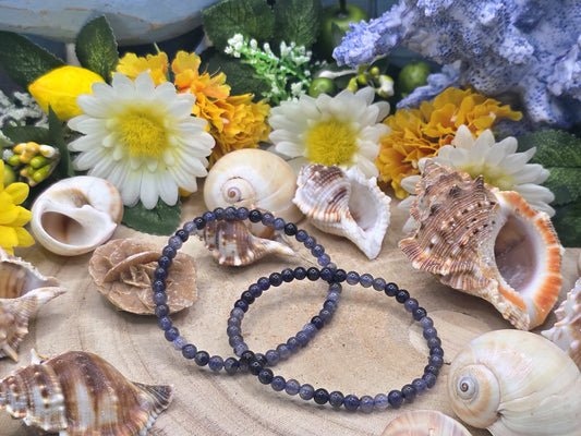 Bracciale 4mm Iolite naturale 2