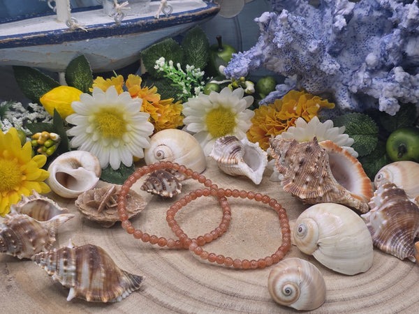 Bracciale 4mm Pietra del sole naturale