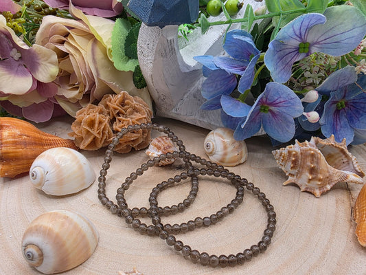 Bracciale Quarzo Fumè naturale