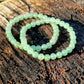 Bracciale 6mm avventurina verde pietra naturale