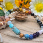 Bracciale 7 Chakra e Amazzonite naturale