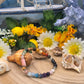 Bracciale 7 Chakra e Opale rosa naturale