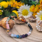 Bracciale 7 Chakra e Opale rosa naturale
