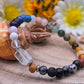 Bracciale 7 Chakra e Quarzo ialino naturale
