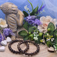 Bracciale 8mm quarzo fumé pietra naturale