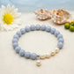 Bracciale Angelite e Perla naturale