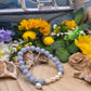 Bracciale Angelite e Perla naturale