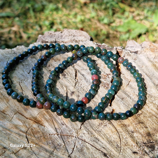 Bracciale Eliotropio 4mm naturale