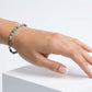 Bracciale Turchese e diaspro rosso naturali dettaglio