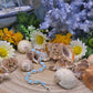 Bracciale in Larimar naturale su argento