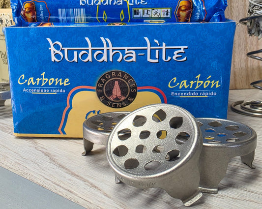 Braciere in metallo per carboncini