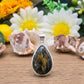 Ciondolo pietersite naturale su argento