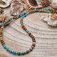 Collana Turchese e pietra paesina naturali